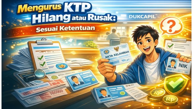 mengurus ktp hilang atau rusak
