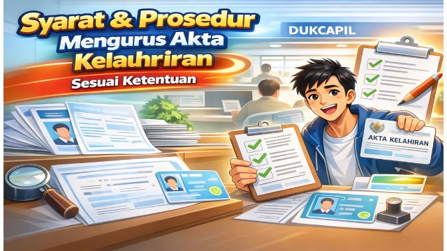 prosedur mengurus akta kelahiran