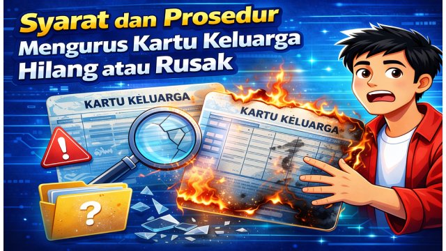 syarat dan prosedur mengurus kartu keluarga hilang atau rusak