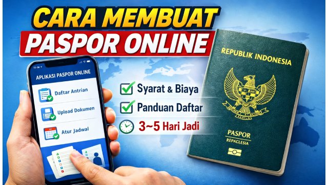 cara membuat paspor online